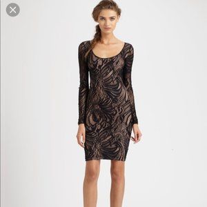 BCBG Stretch Lace Dress